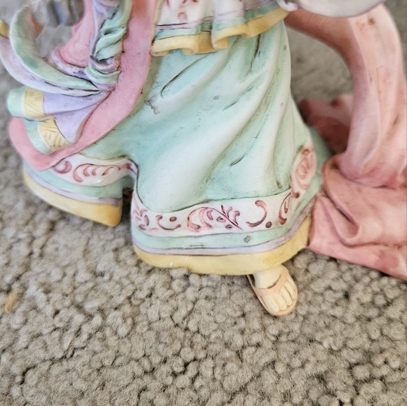 Two Christmas Figurines, An Angel with 2 Lambs & Royal King. Vintage 1996. - Picture 16 of 16